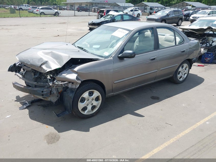 2005 Nissan Sentra, Front & Rear, IAAI, VIN 3N1CB51DX5L461127 — photo 2