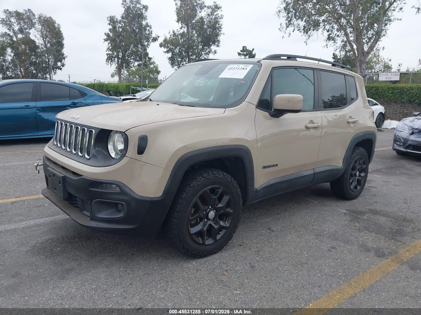 2016 Jeep Renegade Latitude ZACCJBBT5GPD87291 photo 1