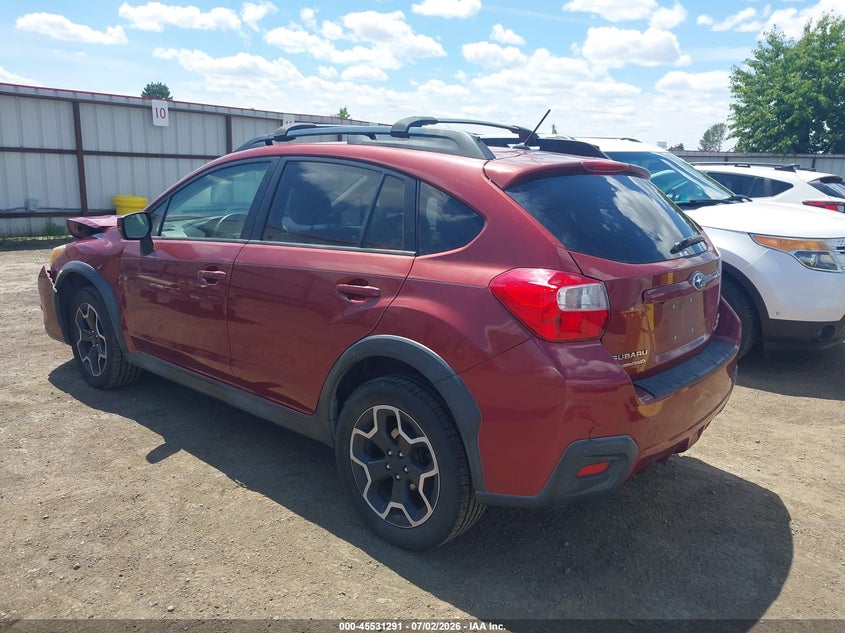 Vin: jf2gpacc2f8277265, lot: 46029535, subaru xv crosstrek 2.0i premium 20153
