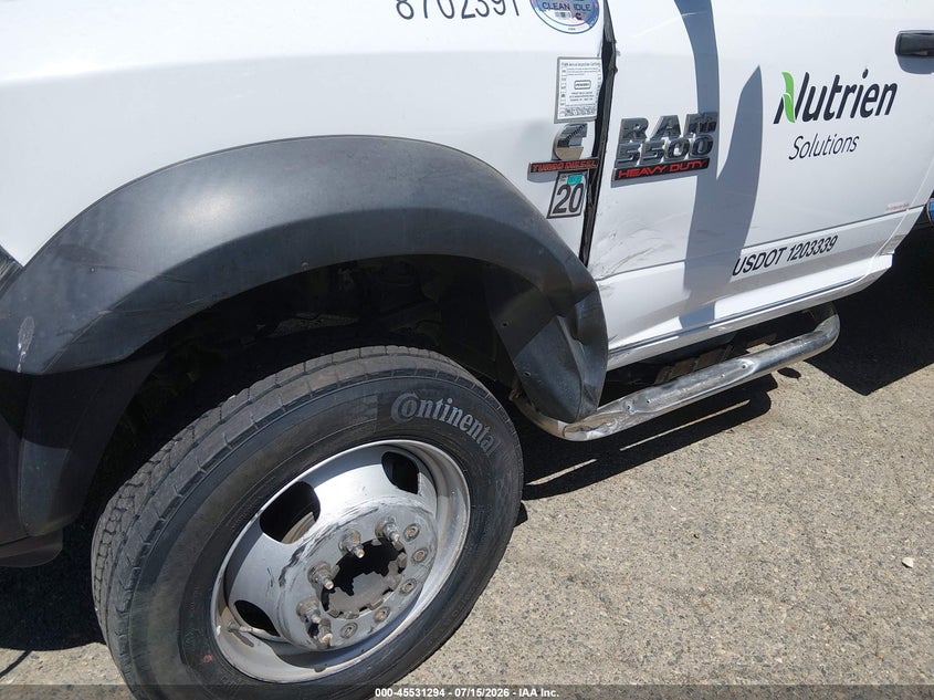 2016 Ram 5500 Chassis Tradesman/Slt VIN: 3C7WRMBL4GG381763 Lot: 45531294