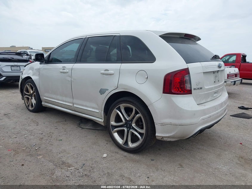Vin: 2fmdk4ak9bba06346, lot: 46029582, ford edge sport 20113