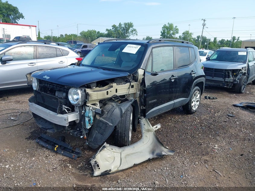 2015 Jeep Renegade, Front End, IAAI, VIN ZACCJBBT0FPB72466 — photo 2