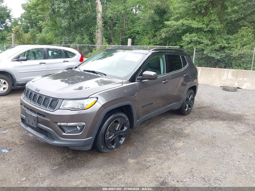 Vin: 3c4njdbbxkt656267, lot: 46029607, jeep compass altitude 4x4 20192