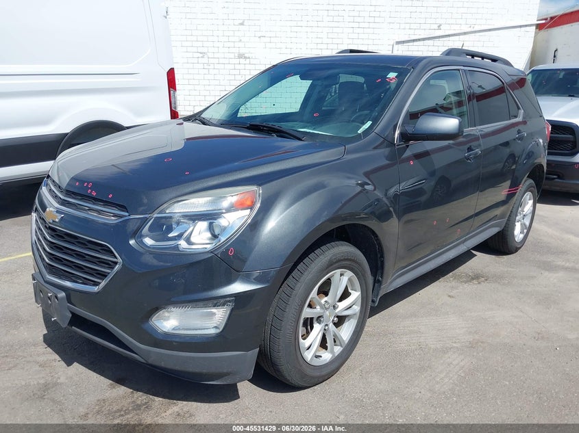 2017 Chevrolet Equinox, Обычный износ, IAAI, VIN 2GNFLFEK0H6166818 — фото 2