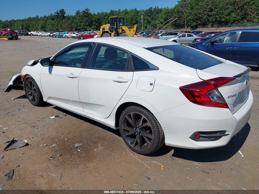 HONDA CIVIC 2019 VIN 2HGFC2F88KH501227
