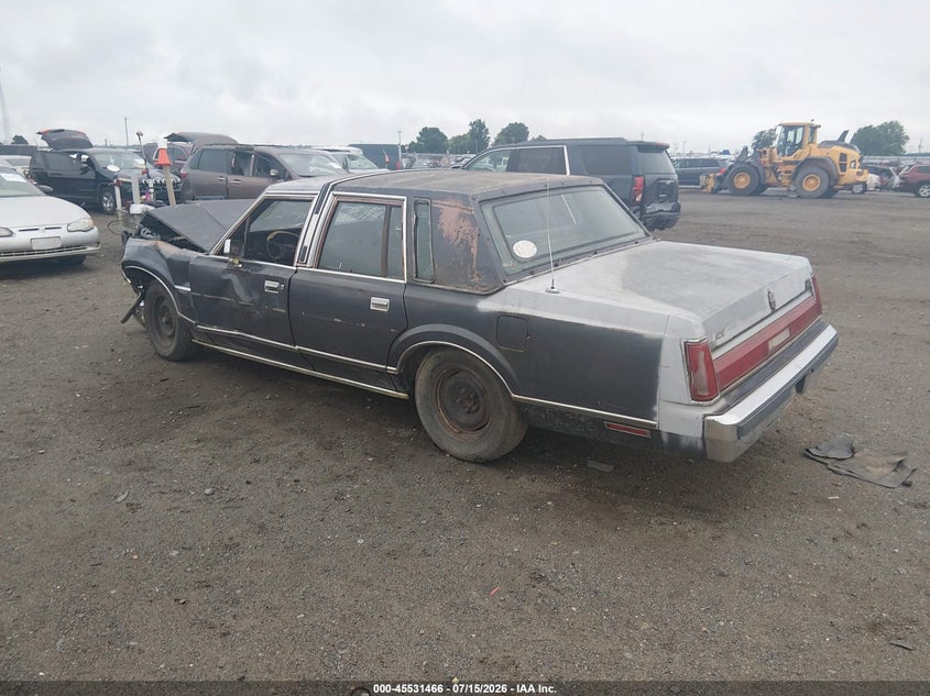 LINCOLN TOWN CAR 1985 VIN 1LNBP96FXFY694688