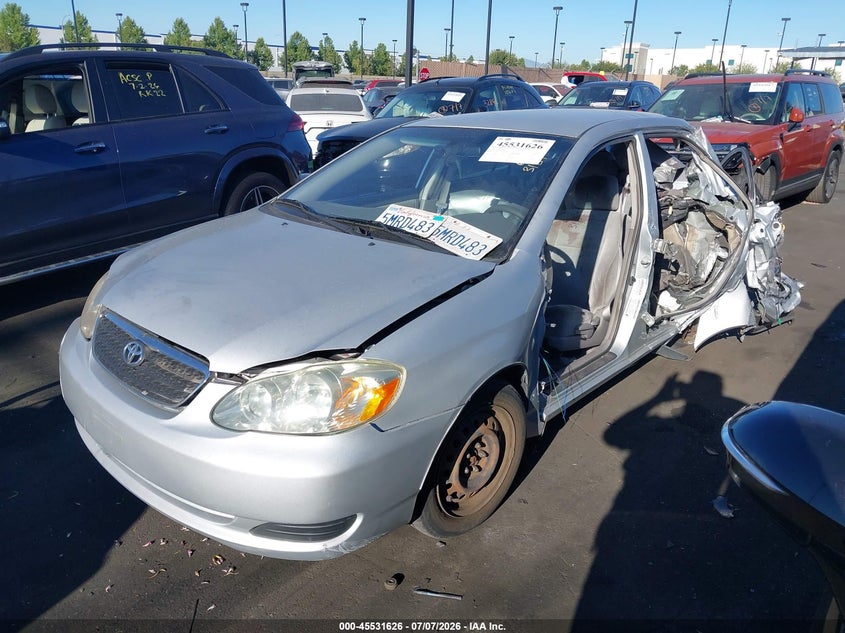 2005 Toyota Corolla, Front & Rear, IAAI, VIN 1NXBR32E85Z483189 — photo 2