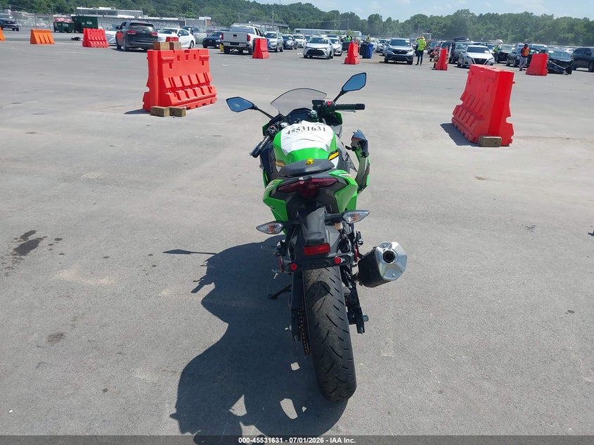 2025 Kawasaki Ex500 H VIN: ML5EXGH19SDA34034 Lot: 45531631