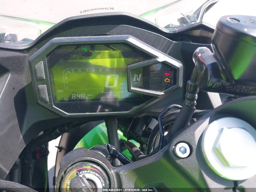 2025 Kawasaki Ex500 H VIN: ML5EXGH19SDA34034 Lot: 45531631
