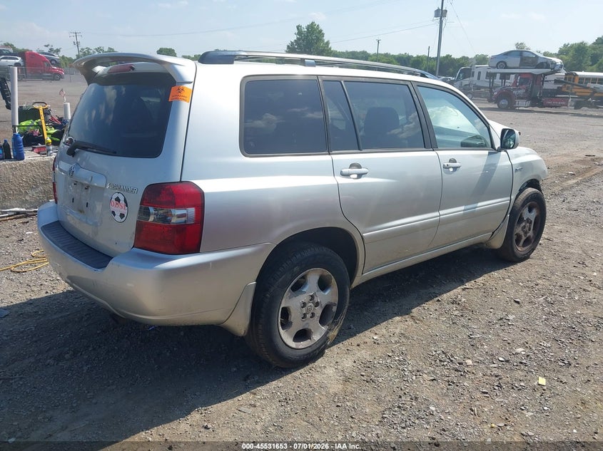 2004 TOYOTA HIGHLANDER SPORT UTILITY VEHICLE 3.3L V-6 DOHC, VVT, 230HP