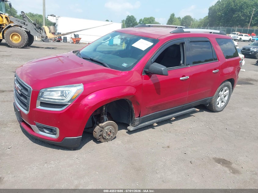 Vin: 1gkkvpkd2ej251868, lot: 46029930, gmc acadia sle-2 20142