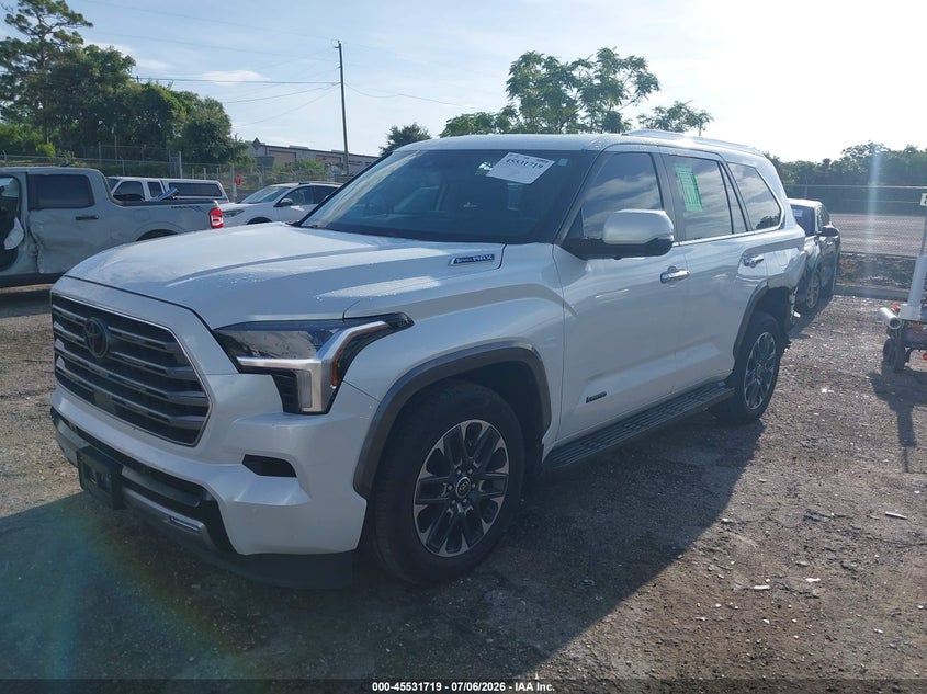 Vin: 7svaaaba0rx032213, lot: 46029963, toyota sequoia limited 20242