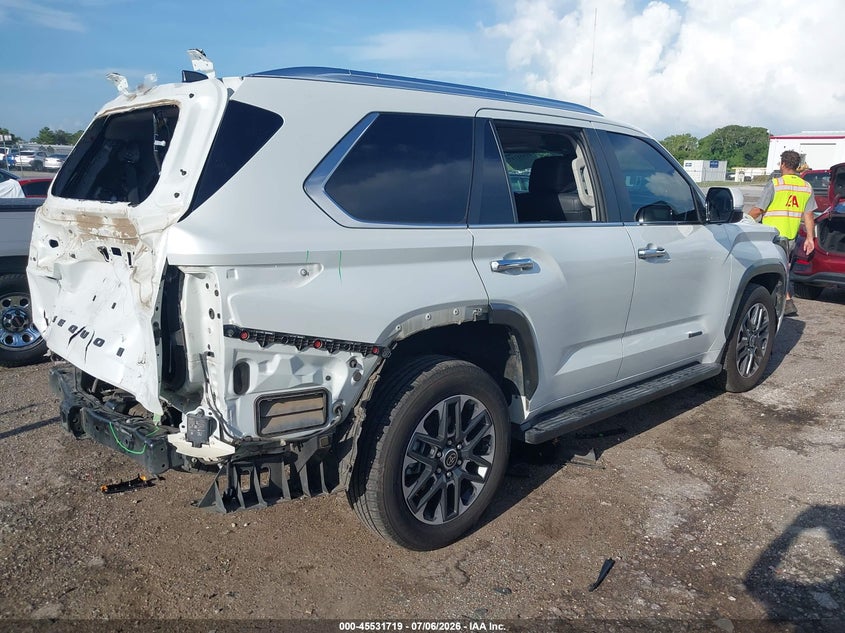 Vin: 7svaaaba0rx032213, lot: 46029963, toyota sequoia limited 20244
