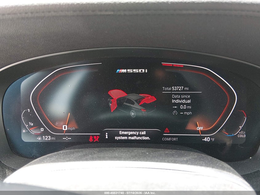 BMW M550I 2020 VIN WBAJS7C07LBN96409