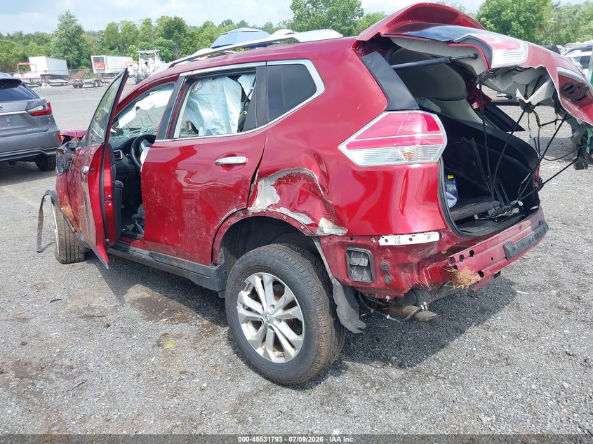 2016 NISSAN ROGUE auction photo 3