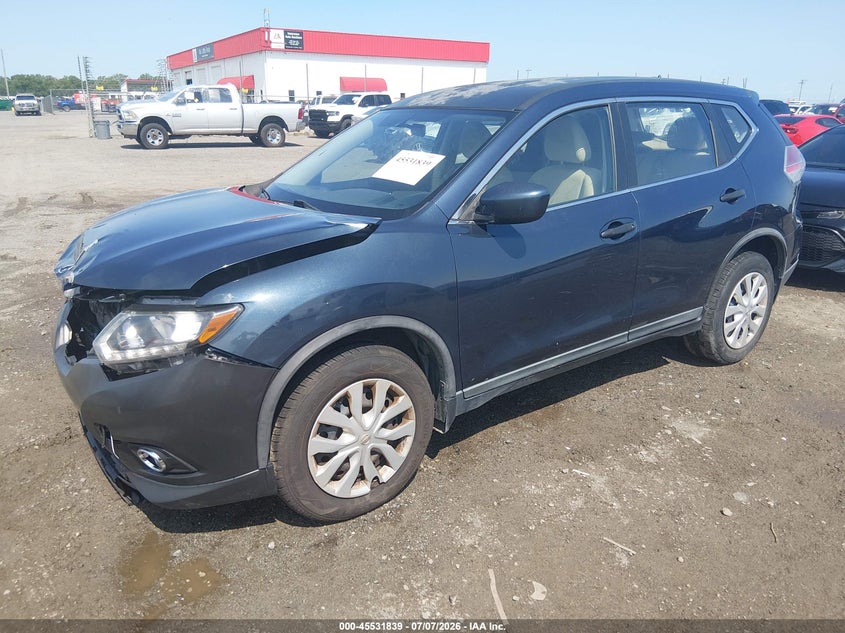 2016 NISSAN ROGUE auction photo 2