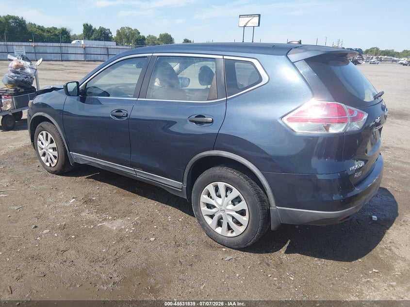 2016 NISSAN ROGUE auction photo 3