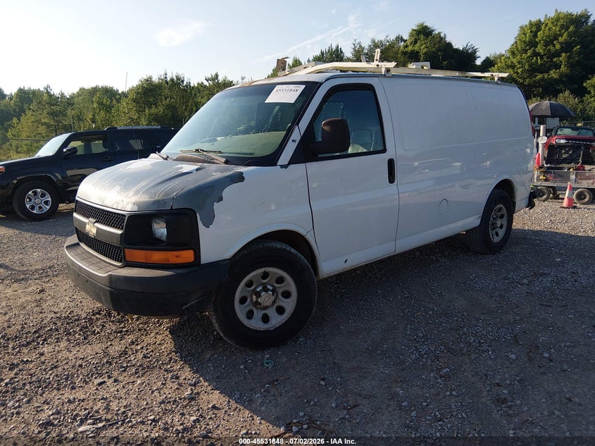 Vin: 1gcugadx9a1171643, lot: 46030092, chevrolet express 1500 work van 20102