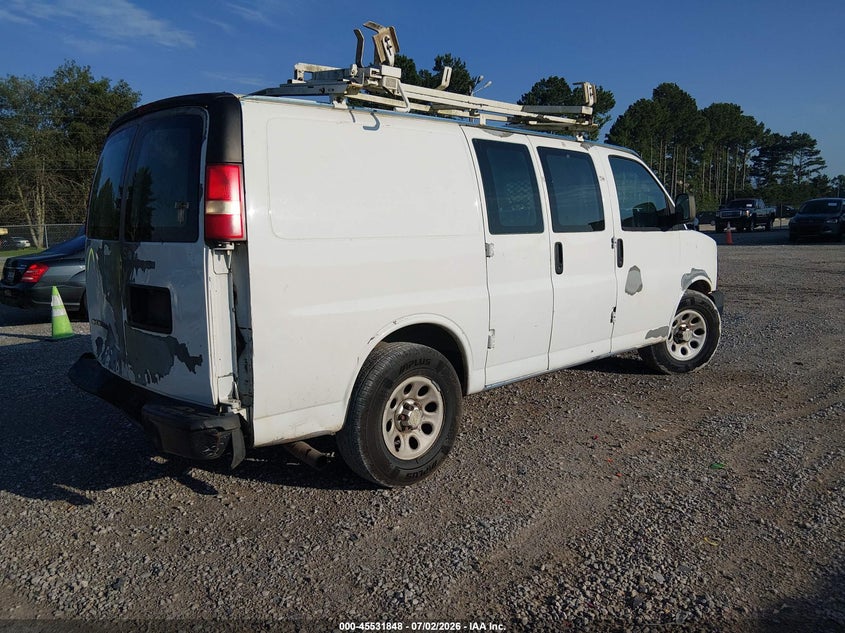 Vin: 1gcugadx9a1171643, lot: 46030092, chevrolet express 1500 work van 20104