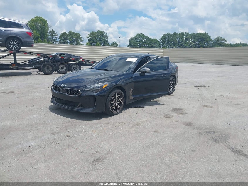 Vin: knae35ld1p6135873, lot: 46030110, kia stinger gt-line 20232