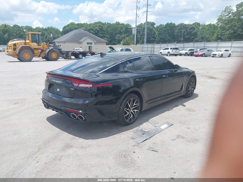 Vin: knae35ld1p6135873, lot: 46030110, kia stinger gt-line 20234