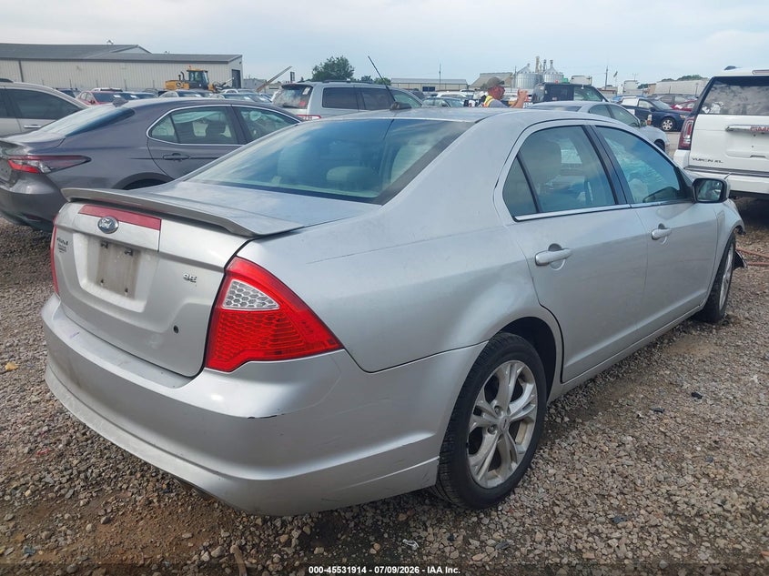 Vin: 3fahp0ha7cr103650, lot: 46030158, ford fusion se 20124
