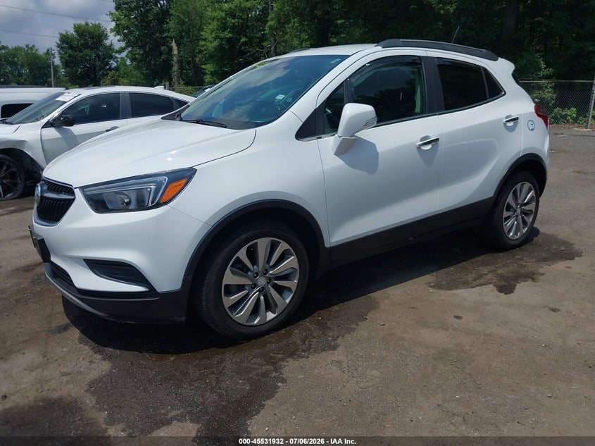 Vin: kl4cjasb0kb702402, lot: 46030176, buick encore fwd preferred 20192