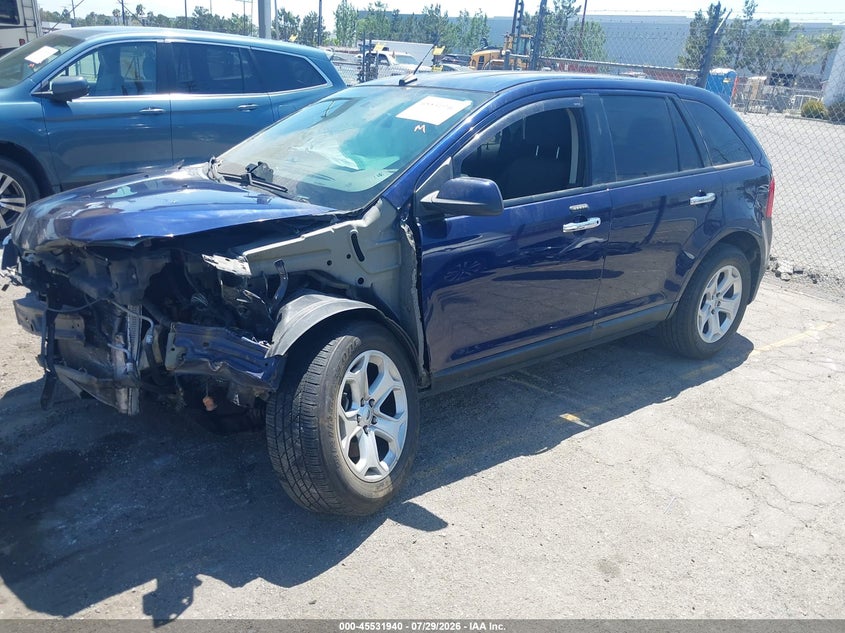 Vin: 2fmdk3jc9bbb11391, lot: 46030184, ford edge sel 20112