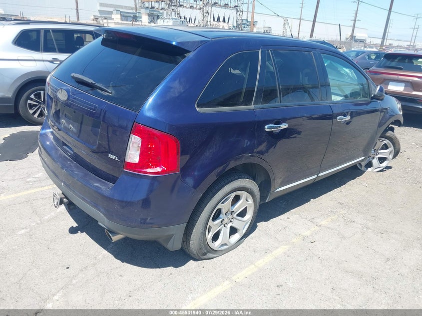 Vin: 2fmdk3jc9bbb11391, lot: 46030184, ford edge sel 20114