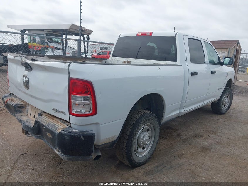 Vin: 3c6ur5cl1ng359135, lot: 46030204, ram 2500 tradesman  4x4 6'4 box 20224
