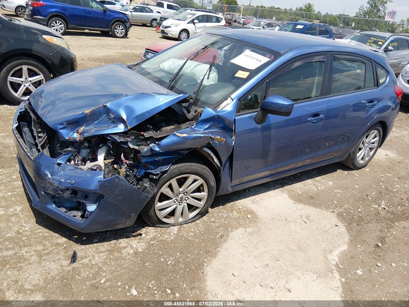 Vin: jf1gpac62f8207716, lot: 46030212, subaru impreza 2.0i premium 20152