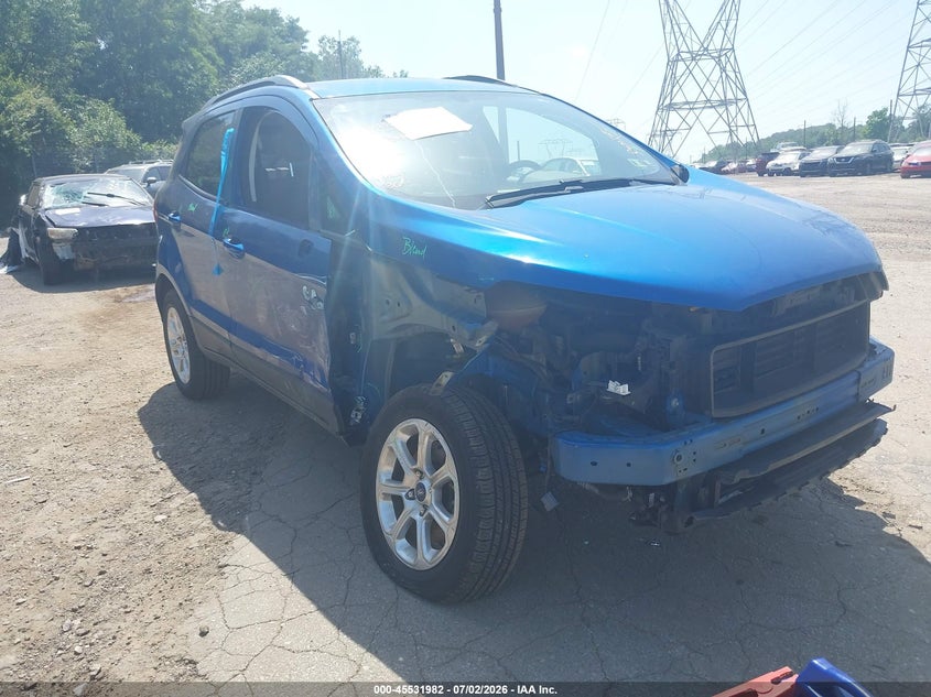 2019 Ford Ecosport Se VIN: MAJ3S2GEXKC287245 Lot: 45531982