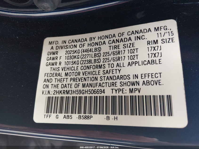 AtlanticExpress - Honda CR-V