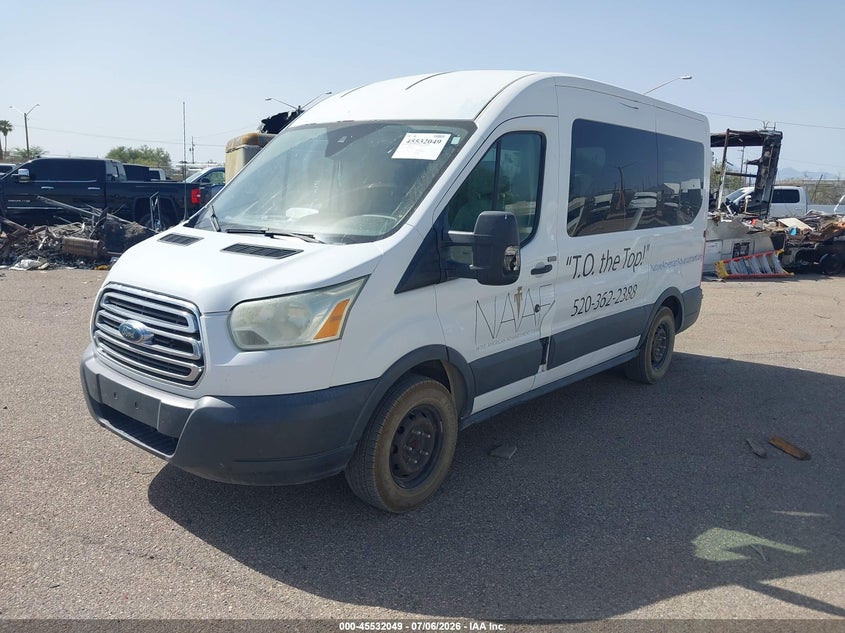 Vin: 1fmzk1cmxgka01057, lot: 46030293, ford transit-150 xlt 20162