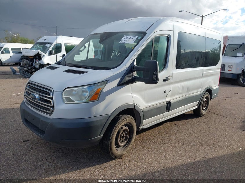 Vin: 1fmzk1cmxgka01057, lot: 46030293, ford transit-150 xlt 20162