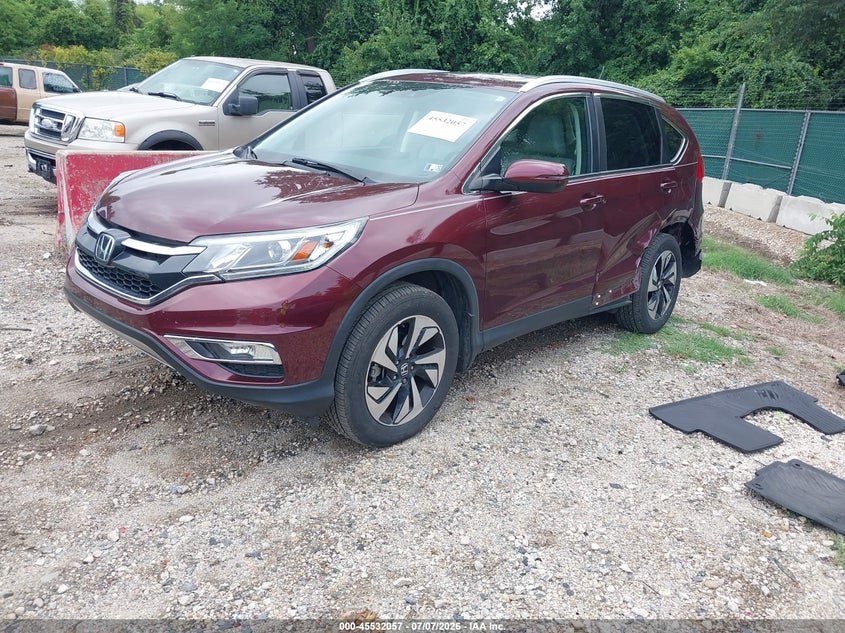 2015 Honda CR-V, Left Rear, IAAI, VIN 5J6RM4H92FL068369 — photo 2