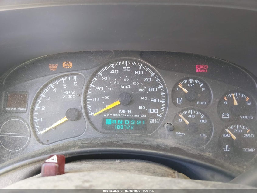 1999 CHEVROLET SILVERADO 1500 auction photo 7