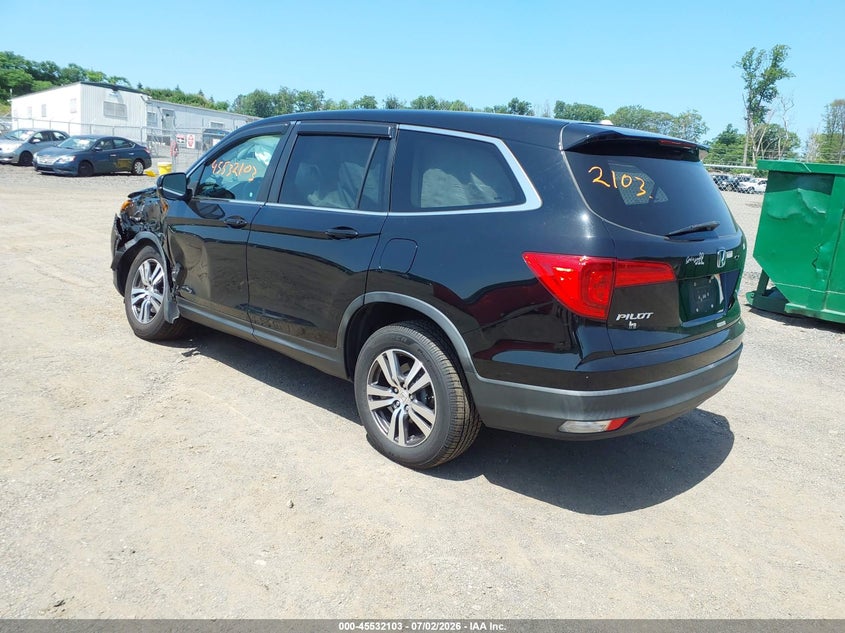 Vin: 5fnyf6h36gb096201, lot: 46030347, honda pilot ex 20163
