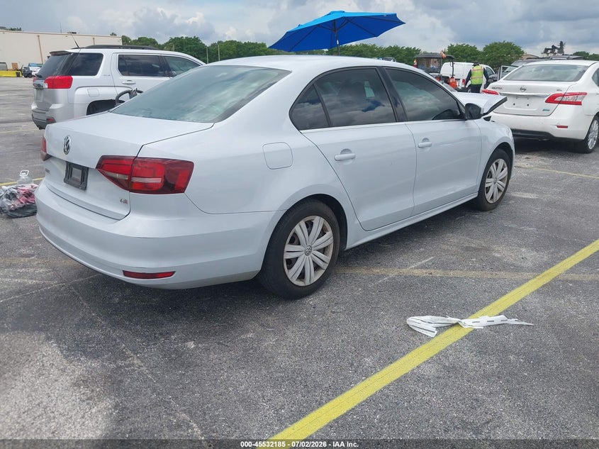 2017 VOLKSWAGEN JETTA SEDAN 1.4L I-4 DI, DOHC, VVT, TURBO, 150HP