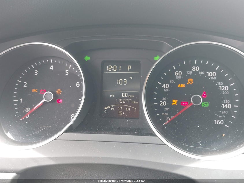 2017 VOLKSWAGEN JETTA SEDAN 1.4L I-4 DI, DOHC, VVT, TURBO, 150HP