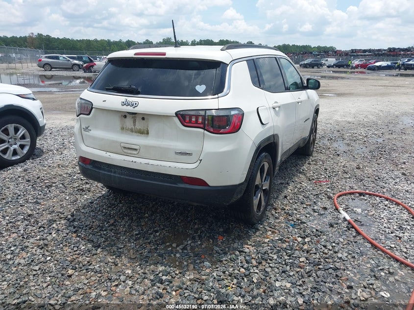 Vin: 3c4njcbb3jt256978, lot: 46030434, jeep compass latitude fwd 20184