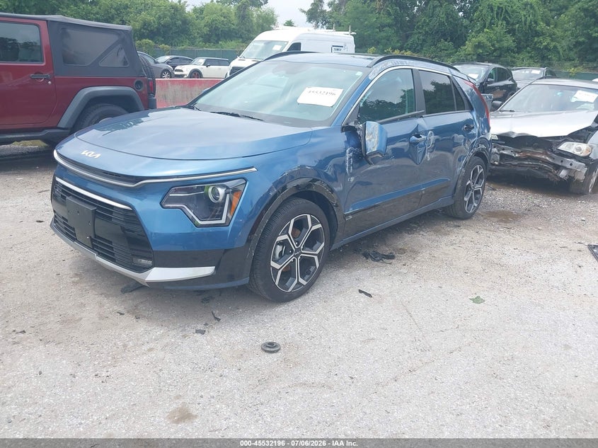 Vin: kndcr3le9s5276114, lot: 46030440, kia niro ex touring 20252