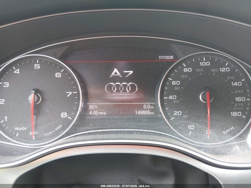 2016 Audi A7 3.0 Prestige VIN: WAU2GAFC9GN161582 Lot: 45532225