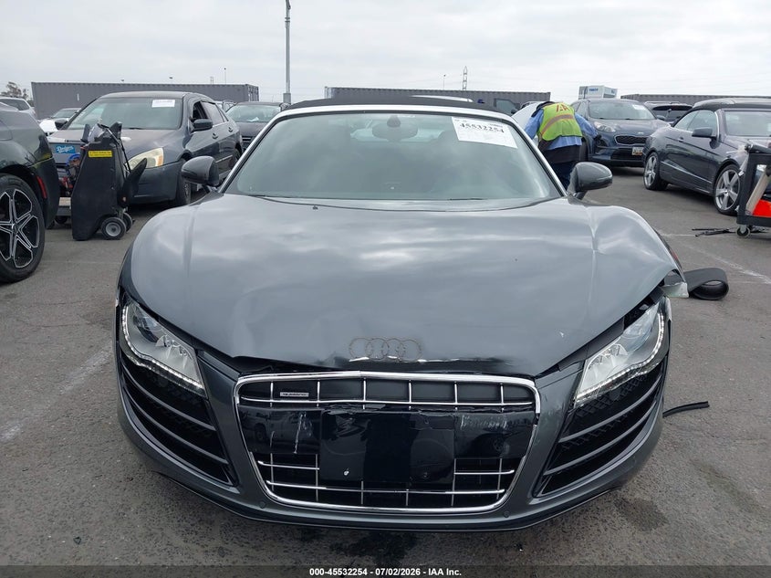 AUDI R8 2012 VIN WUAVNAFG9CN002938