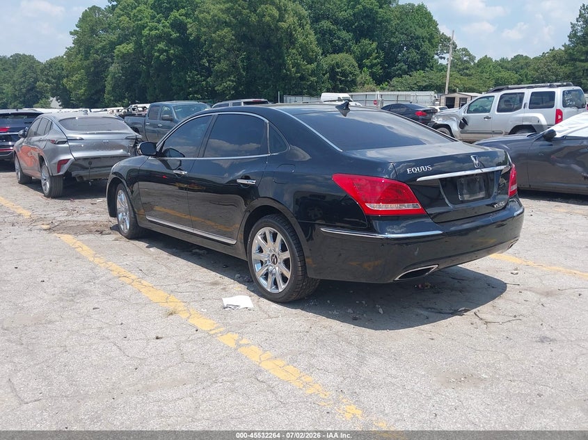 2013 HYUNDAI EQUUS auction photo 3