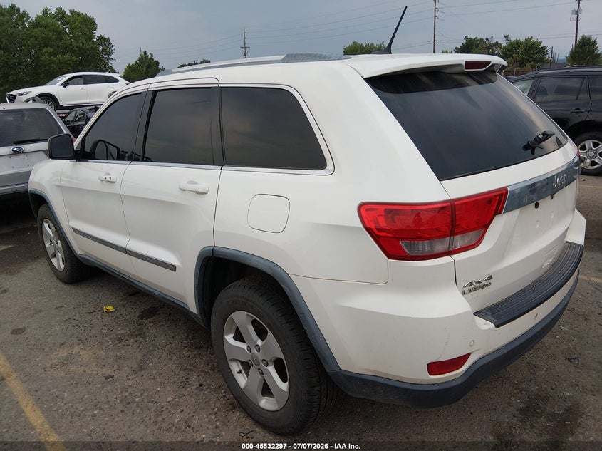 Vin: 1j4rr4gg0bc703584, lot: 46030541, jeep grand cherokee laredo 20113