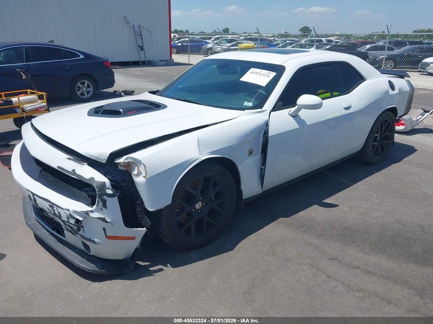 Vin: 2c3cdzfj4fh868629, lot: 46030568, dodge challenger r/t scat pack shaker 20152