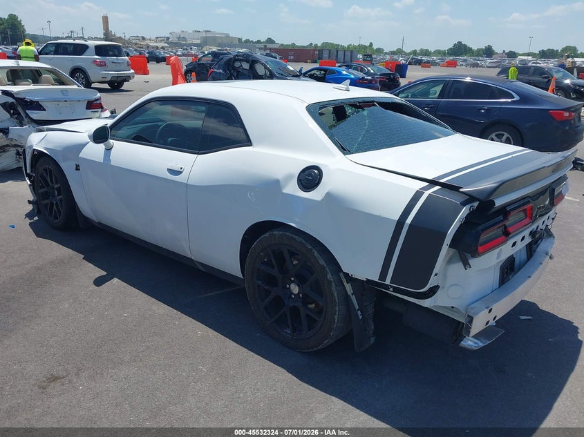 Vin: 2c3cdzfj4fh868629, lot: 46030568, dodge challenger r/t scat pack shaker 20153