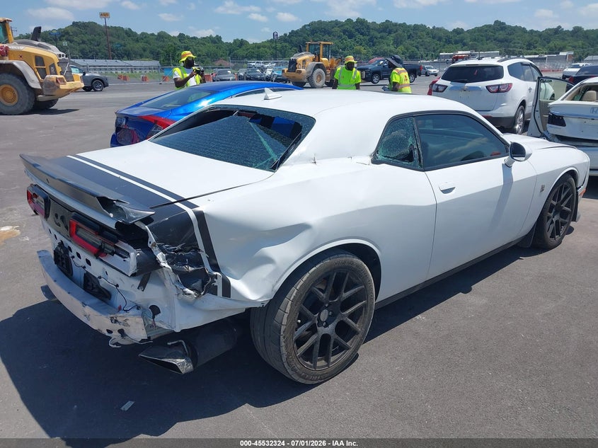 Vin: 2c3cdzfj4fh868629, lot: 46030568, dodge challenger r/t scat pack shaker 20154