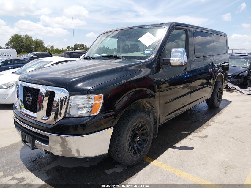 Vin: 5bzbf0aa1mn850226, lot: 46030569, nissan nv passenger nv3500 hd sv 20212